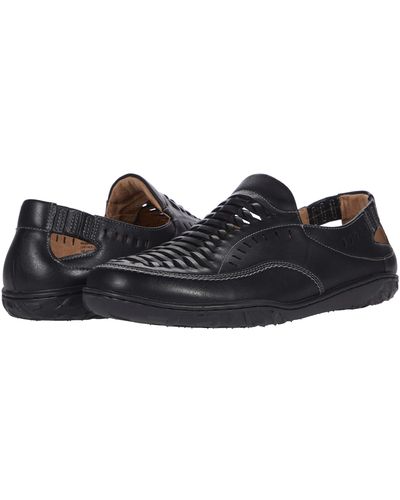 stacy adams black and gold loafers