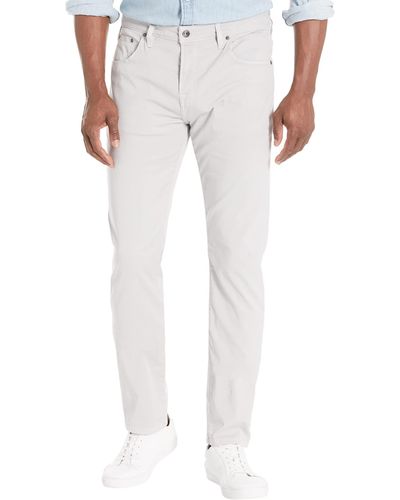 Johnnie-o Atlas Lightweight Five-pocket Jeans In Chrome - Gray