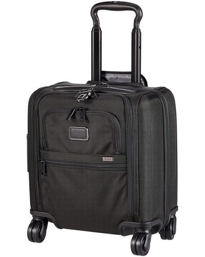 Tumi Alpha Small Compact 4 Wheel Brief - Black