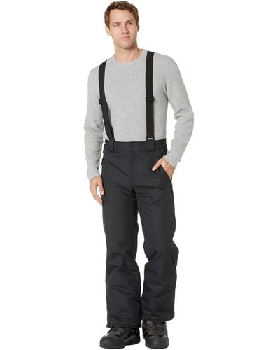 Obermeyer Axiom Full Zip Suspender Pants - Gray