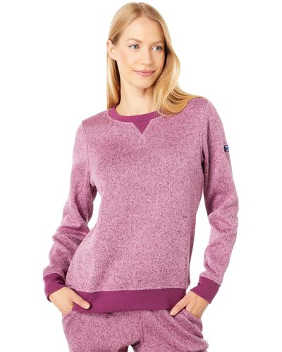 L.L. Bean Lightweight Sweater Fleece Top - Purple