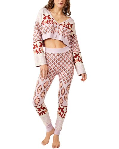 Free People Snow Bunny Set - Red