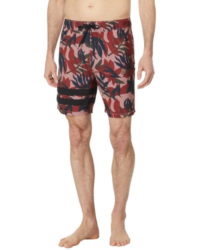 Hurley Block Party 18 Boardshorts - Red