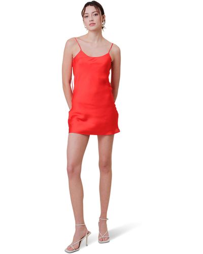 Line & Dot Kira Mini Dress - Red