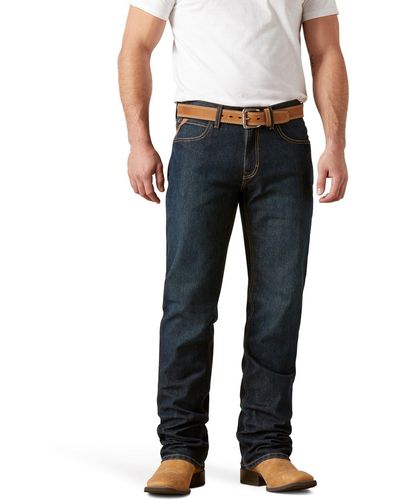Ariat M4 Performance Pro Ripped Bootcut Jeans In Blackstone