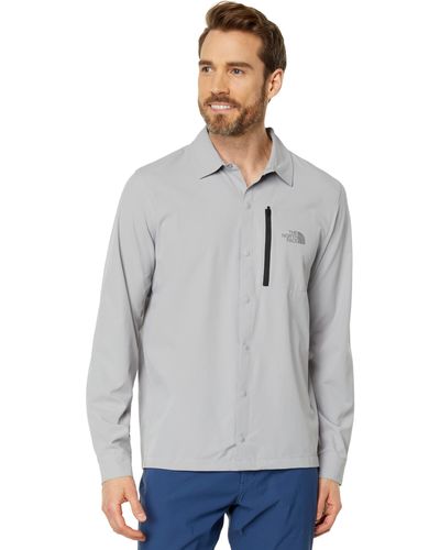 The North Face First Trail Upf Long Sleeve Shirt - Gray