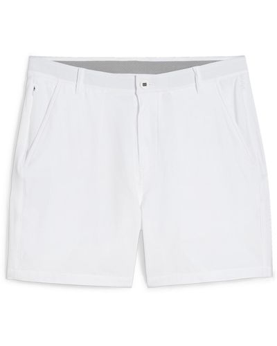 PUMA 101 7 Solid Shorts - White