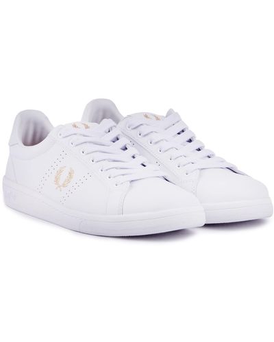Fred Perry B721 Leather - White