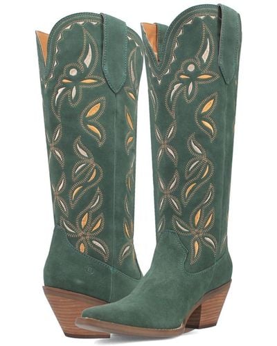 Dingo Bandelera Leather Boot - Green