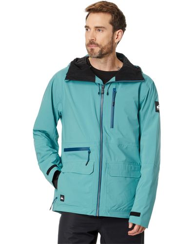 Quiksilver S Carlson Stretch Quest Jacket - Blue
