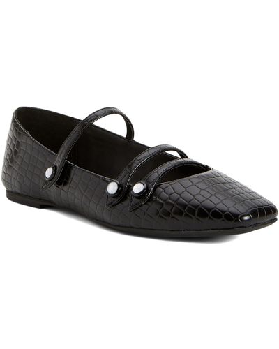 Katy Perry The Evie Button Flat - Black