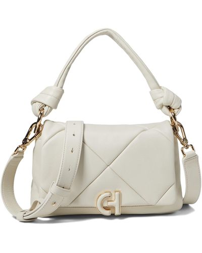 Cole Haan Quilted Puff Shoulder Bag - White