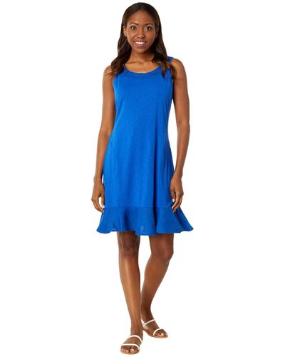 Tommy Bahama Marina Slub Short Dress Sleeveless - Blue