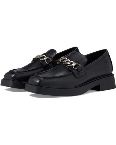Vagabond Shoemakers Jillian Leather Chain Loafer - Black