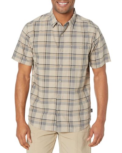 Mountain Hardwear Big Cottonwood Short Sleeve Shirt - Brown