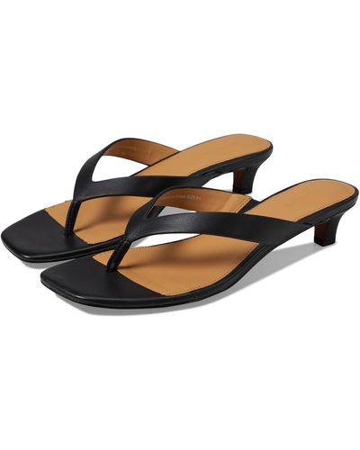 Madewell Calia Kitten Thong Sandals - Black