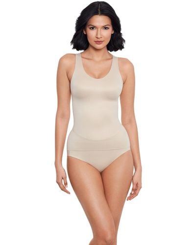 Tan MIRACLESUIT SHAPEWEAR Extra Firm Sexy Sheer Shaping Underwire