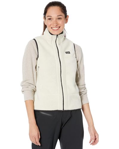 Mountain Hardwear Hicamp Fleece Vest - White