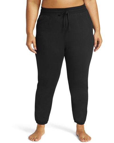 Beyond Yoga Plus Size Off Duty Sweatpants - Black