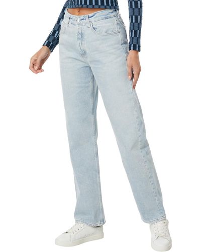 AG Jeans Emrata X Ag Clove High-waisted Relaxed Vintage Straight In Tri-state - Blue