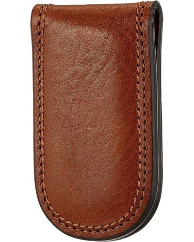 Bosca Dolce Collection - Money Clip - Brown