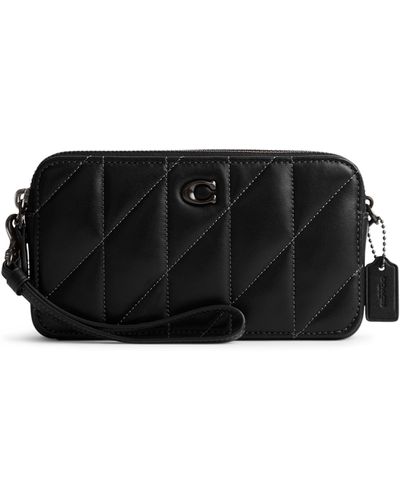 COACH Quilted Pillow Leather Kira Crossbody - Black