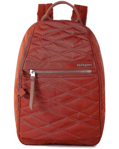 Hedgren Vogue Rfid Backpack - Red