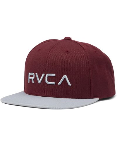 RVCA Twill Snapback Ii - Red