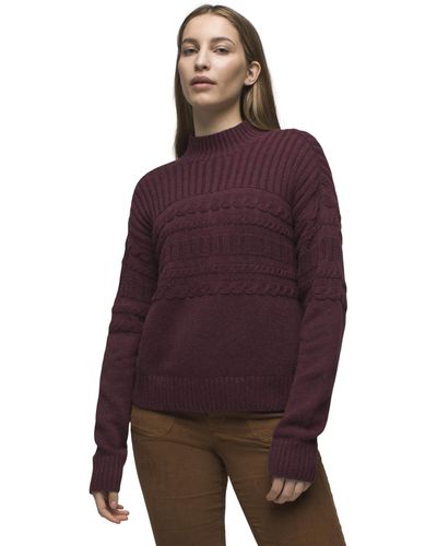 Prana Sangria Fields Sweater - Purple