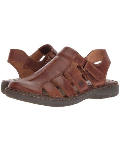 Born Justice (tan Full Grain Leather) Men's Sandals - Brown