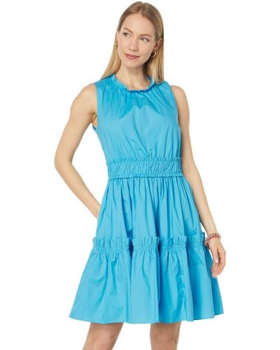 Lilly Pulitzer Elina Stretch Cotton Dress - Blue