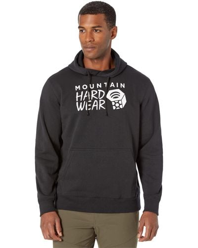 Mountain Hardwear Mhw Logo Pullover Hoodie - Black