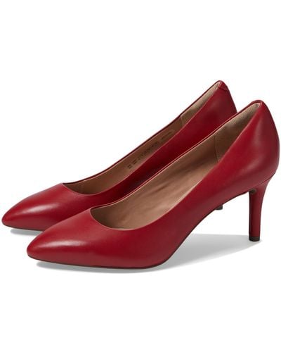 Rockport Total Motion 75mm Pointed Toe Heel - Red