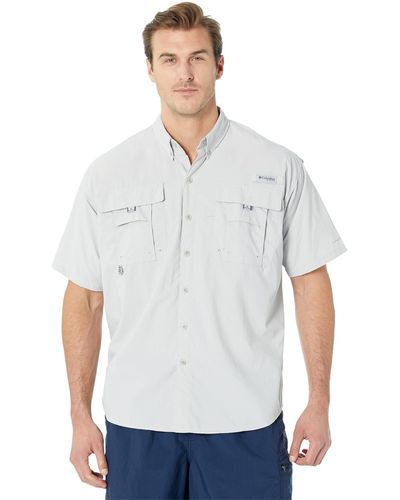 Columbia Big Tall Bahama Ii Short Sleeve Shirt - White