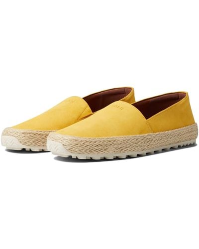 COACH Suede Espadrille - Yellow