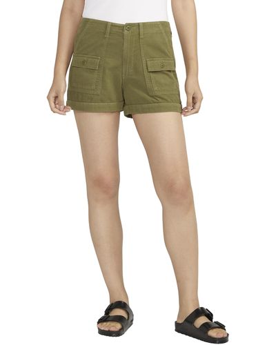 Silver Jeans Co. Utility Shorts L28542bwc637 - Green