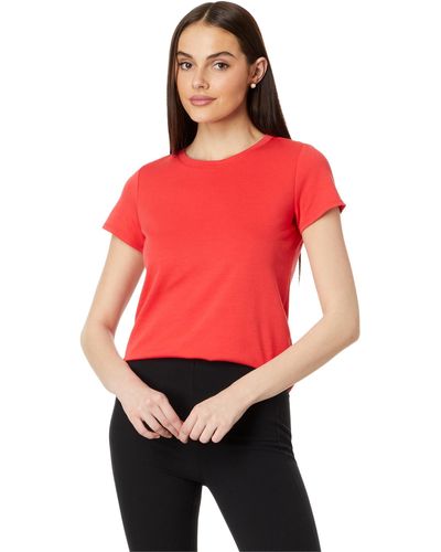 Vince Camuto Crew Neck T-shirt - Red
