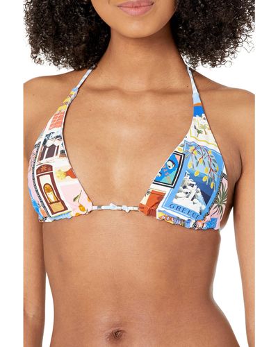 Seafolly On Vacation Reversible Longline Slide Tri - White