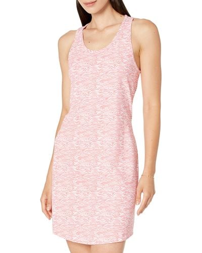 Southern Tide Willa Racing Waves Performance Dress - Pink