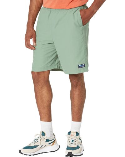 L.L. Bean 8 Classic Supplex Sport Shorts - Green