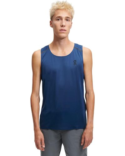 On Shoes Tank-t - Blue
