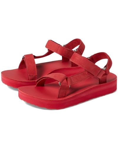 Teva Midform Universal Platform Sandal - Red