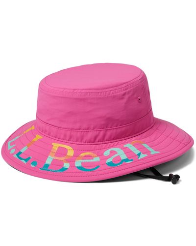 L.L. Bean Sun Shade Bucket Hat - Pink