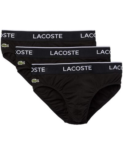 Lacoste Briefs 3-pack Casual Classic - Black