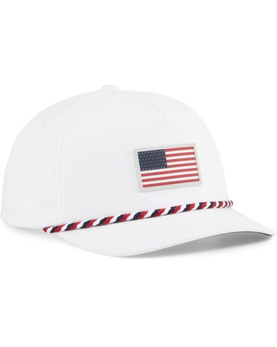 PUMA Volition Flag Tech Cap - White