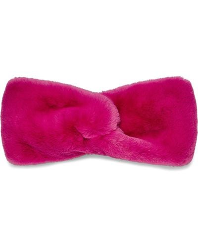UGG Faux Fur Headband - Pink