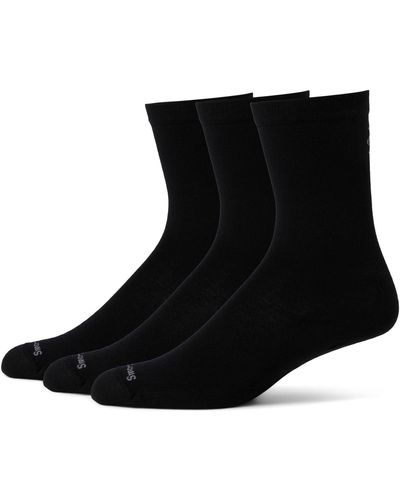 Smartwool Everyday Anchor Line Crew Socks 3 Pack - Black