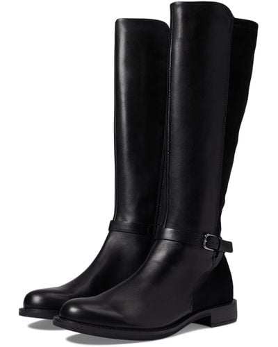 Ecco Sartorelle 25 Tall Leather Boot Size - Black