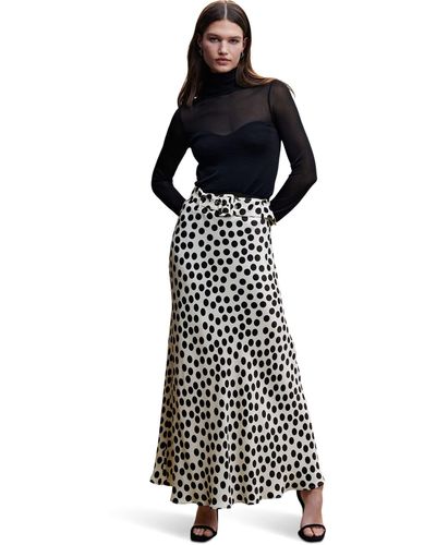 Mango Circle Skirt - Black