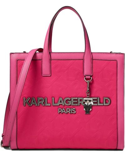 Karl Lagerfeld Nouveau Tote - Pink